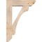 Ekena Millwork Legacy Slat Smooth Bracket w/ Offset Brace, Douglas Fir, 7 1/2"W x 28"D x 40"H BKT0806X28X40LEC06SDF - alternate 2